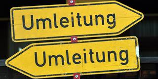 Straßenschild "Umleitung" (Foto: dpa)