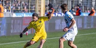 Calogero Rizzuto (1. FC Saarbruecken, 7) und Clemens Lippmann (TSV 1860 Muenchen, 41)  (Foto: IMAGO / Eibner)
