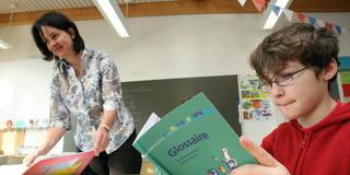 Schüler im Französischunterricht (Foto: picture-alliance/ dpa | Patrick Seeger)