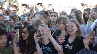 Die Schultour mit Tiavo an der Gemeinschaftsschule in Freisen (Foto: SR)