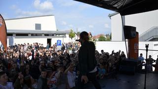 Die Schultour mit Tiavo an der Gemeinschaftsschule in Freisen (Foto: SR)