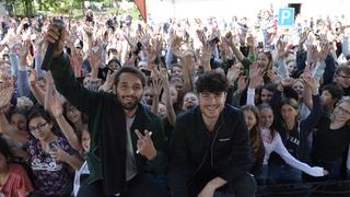 Die Schultour mit Tiavo an der Gemeinschaftsschule in Freisen (Foto: SR)