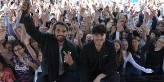 Die Schultour mit Tiavo an der Gemeinschaftsschule in Freisen (Foto: SR)