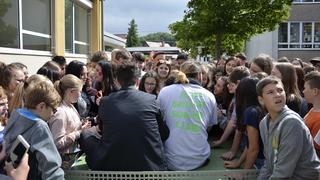 Die Schultour mit Tiavo an der Gemeinschaftsschule in Freisen (Foto: SR)