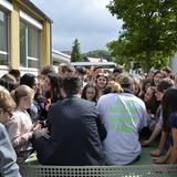 Die Schultour mit Tiavo an der Gemeinschaftsschule in Freisen (Foto: SR)