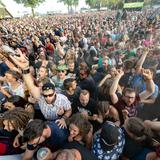 Fans und Künstler auf dem Rocco del Schlacko 2018 (Foto: UNSERDING/Christian Walter)