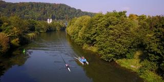 Kanufahrer auf der Saar (Foto: SR)