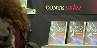 Stand vom Conte Verlag (Foto: sr)