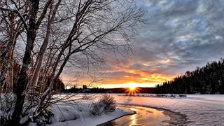 Sonnenaufgang im Winter (Foto: pixabay)