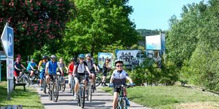 Saarpedal. Radfahrer unterwegs. (Foto: Kreisstadt Merzig/Heiko Britz)