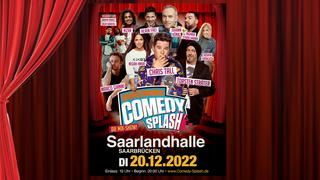 Das Plakat des Comedy Splash 2022 mit allen Comedians, die an diesem Abend da sein werden. (Foto: Pressefoto)