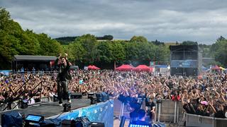 Kamrad auf der Bühne beim SR Ferien Open Air. (Foto: Dirk Guldner)