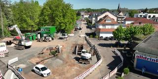 Großbaustelle in St. Wendel (Foto: SR)