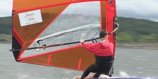 Windsurfer auf dem Bostalsee (Foto: SR)