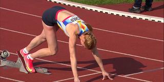 Leichtathletin beim Start (Foto: SR)