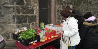 Foodsharing im Malstatt (Foto: SR)
