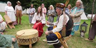 Trommelspiel bei Western-Country-Club-Saar (Foto: SR)