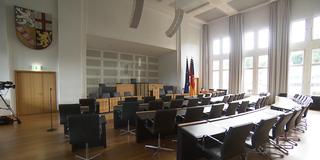 Sitzungssaal des Saarbrücker Landtags (Foto: SR)