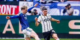 Felix Keidel (SV Elversberg) und Finn Porath (Schalke 04) kämpfen um den Ball (Foto: IMAGO / Goal Sports Images)