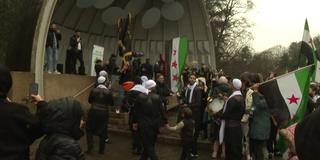 Feier im DFG: Ein Jahr nach dem Sturz von syrischem Diktator (Foto: SR)