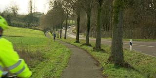 Ehemaliger Radweg in Illingen (Foto: SR)