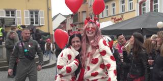 Faasebooze am Marktplatz in Homburg (Foto: SR)
