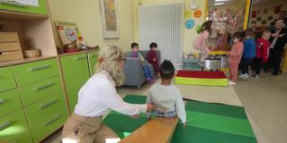 Kinder spielen in einer Kita (Foto: SR)