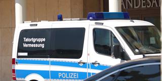Polizeifahrzeug in Saarlouis (Foto: SR)