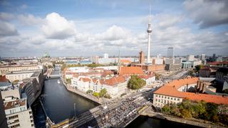 Luftaufnahme von Berlin (Foto: picture alliance/dpa | Christoph Soeder)