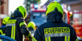 Feuerwehrleute bei einem Einsatz. (Foto: picture alliance/dpa | David Inderlied)