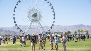 Das Riesenrad auf dem Coachella Fetsival 2022,  (Foto: picture alliance / Amy Harris/Invision/AP | Amy Harris)