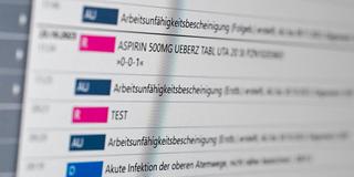Auf einem Bildschirm ist eine elektronische Patientenakte ePA dargestellt (Foto: picture alliance/dpa | Jens Kalaene)