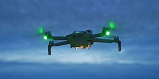 Flugdrohne (Foto: picture alliance / SvenSimon | Frank Hoermann / SVEN SIMON)