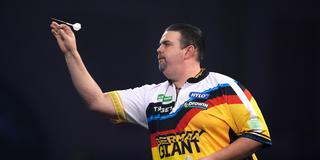 Darts-WM 3. Runde. Gabriel Clemens in Aktion  (Foto: picture alliance/dpa/PA Wire | John Walton)