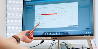 Eine elektronische Patientenakte wird bearbeitet (Foto: picture alliance/dpa | Daniel Karmann)
