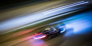 Symbolbild: illegales Autorennen in Friedrichsthal (Foto: dpa/Frank Rumpenhorst)