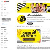 Profilseite von offen un ehrlich auf Youtube (Foto: SR)