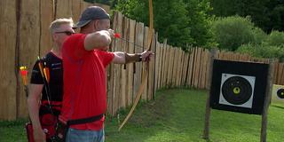 Bogenschießen gegen Stress (Foto: SR)
