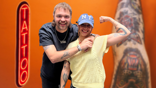 Franz und Shanna stehen nebeneinander. (Foto: UNSERDING)