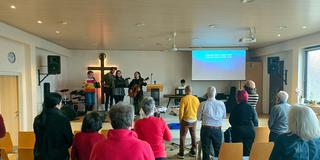 Gottesdienst der „Gemeinde Gottes“ Dillingen (Foto: Oliver Buchholz, SR)