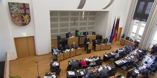 Plenarsaal, saarländischer Landtag (Foto: SR)