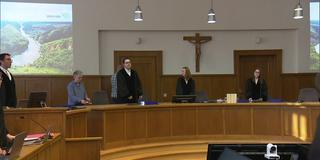 Prozess im Landgericht um die Tötung des Polizisten in Völklingen.  (Foto: SR)