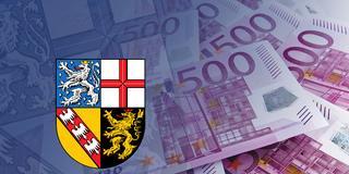 Euroscheine mit dem Wappen des Saarlandes (Foto: SR / picture alliance / imageBROKER | McPHOTO / BilderBox)