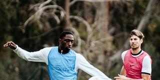 David Mokwa und Maximilian Rohr im Trainingslager, SV Elversberg (Foto: SVE/Facebook)