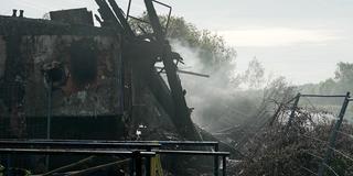Ausgebranntes Schiffswrack Vaterland (Foto: SR/Felix Schneider)