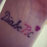 Tattoo "DiabeT1c" (Foto: Pa Trizia/ FB)