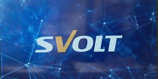 Logo der Batterieproduktion SVOLT  (Foto: Pressekonferenz (SR))