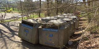 Müllcontainer (Foto: SR)