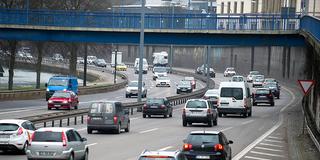 Verkehr auf der Stadtautobahn (A 620) in Saarbrücken (Foto: Pasquale d´Angiolillo/SR)