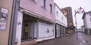 Ein leeres Ladenlokal in der Saarlouiser Innenstadt (Foto: SR)